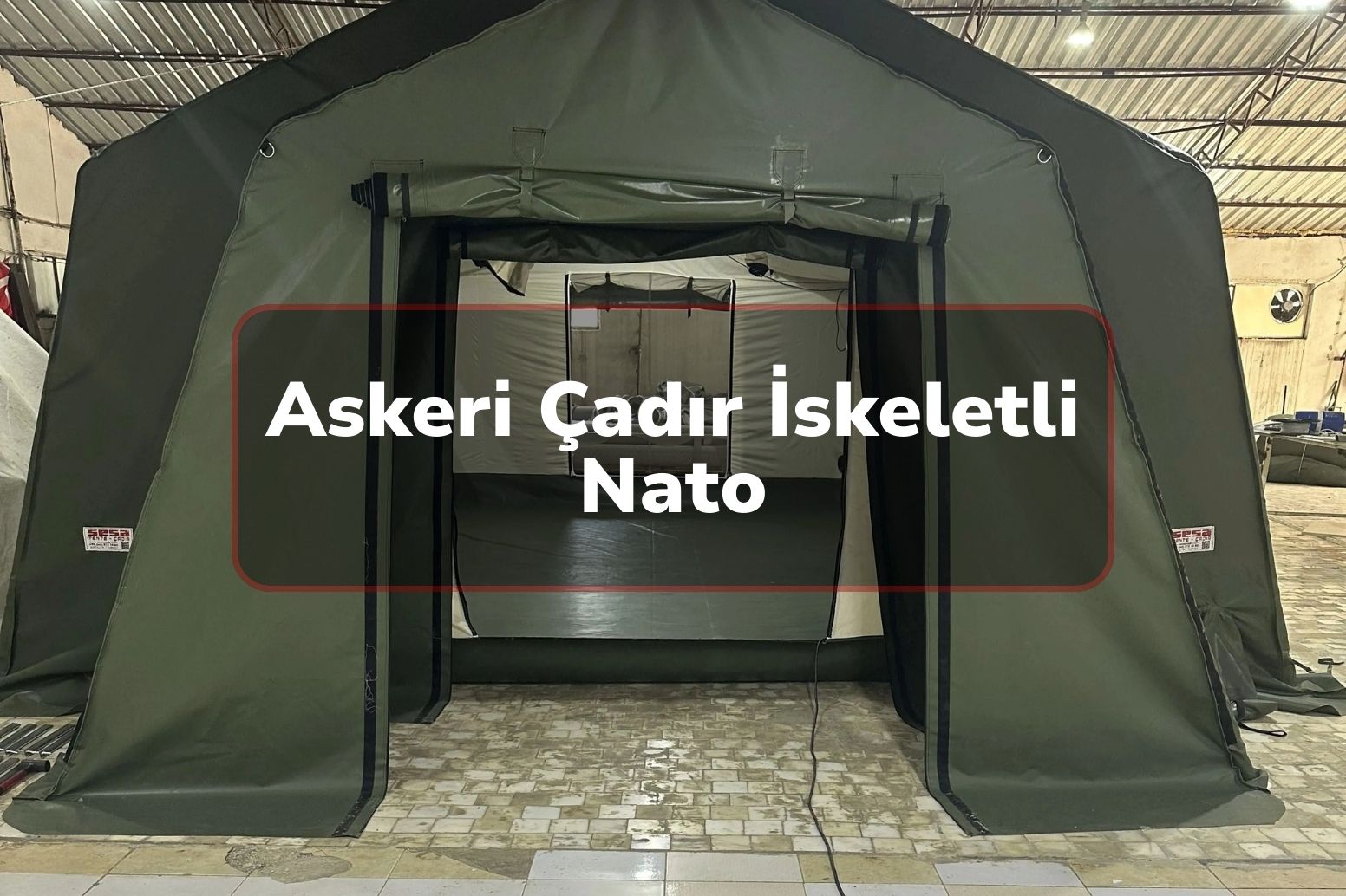 Askeri Çadır İskeletli Nato