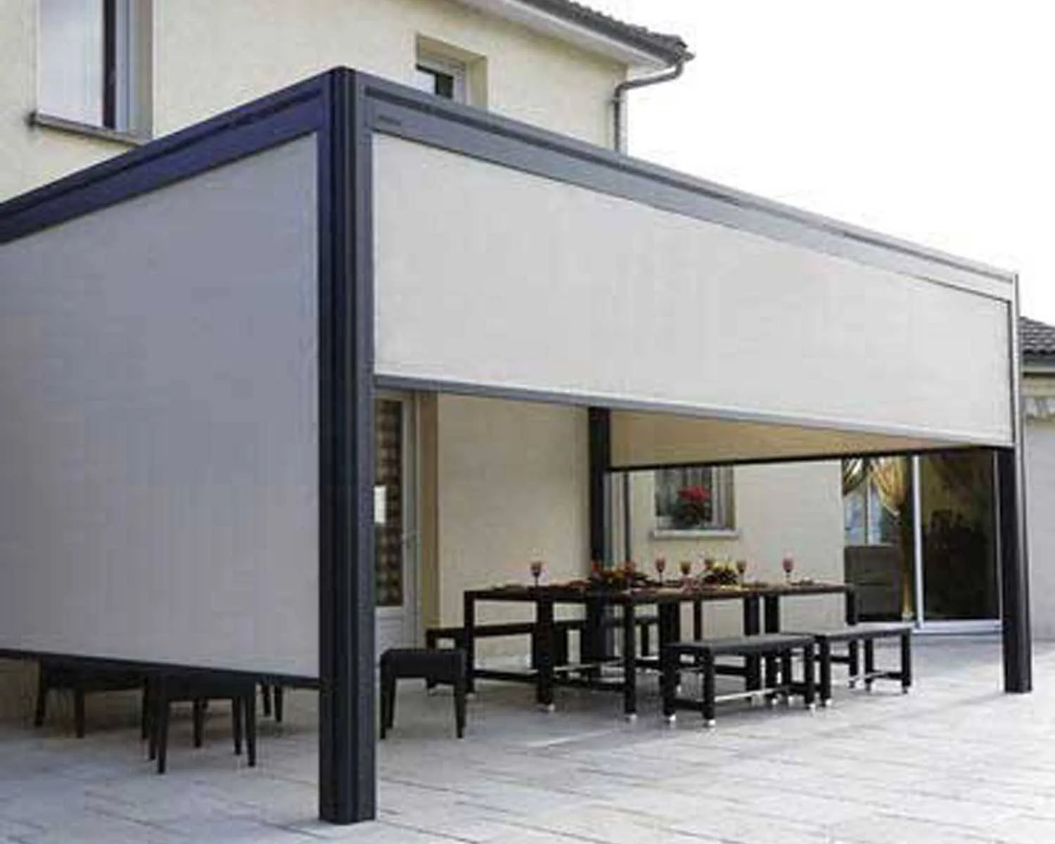 Dikey Tente Sistemleri Zip Perdeler