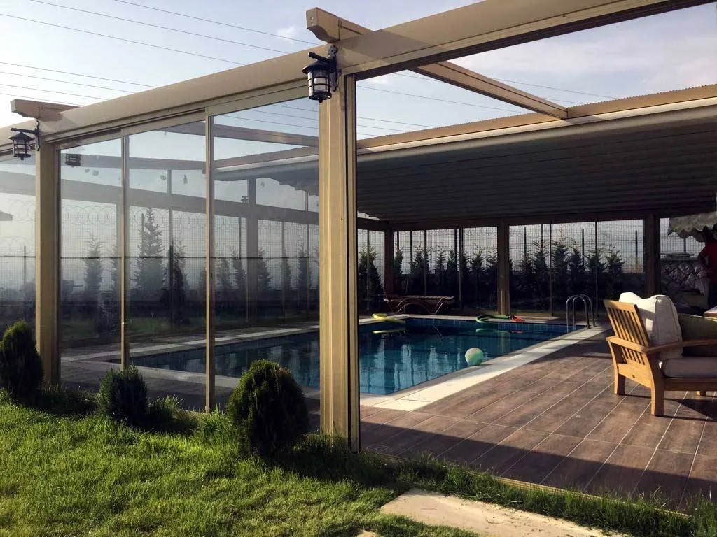 Raylı Pergole Tente Sistemleri