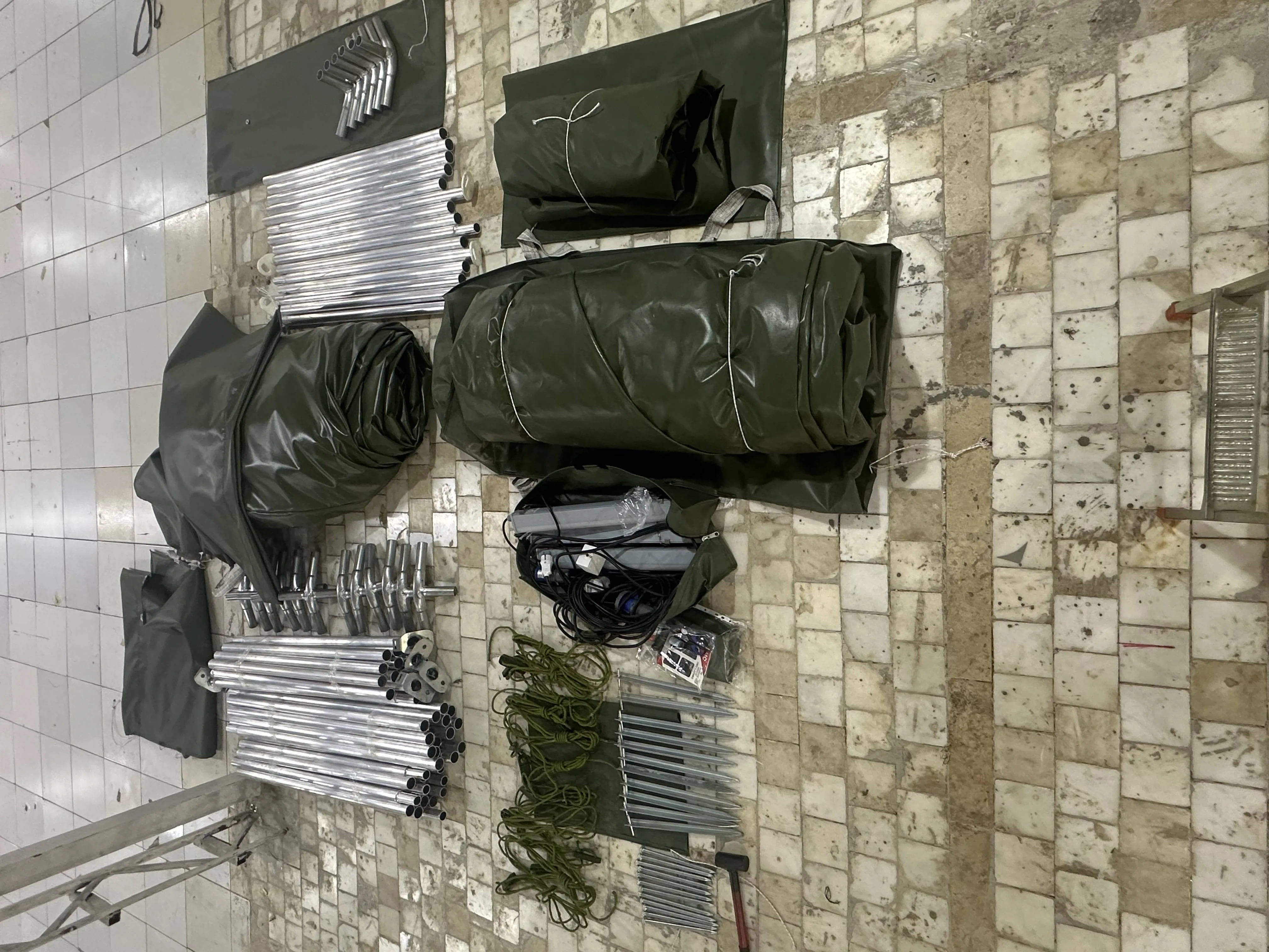 Askeri Çadır İskeletli Nato